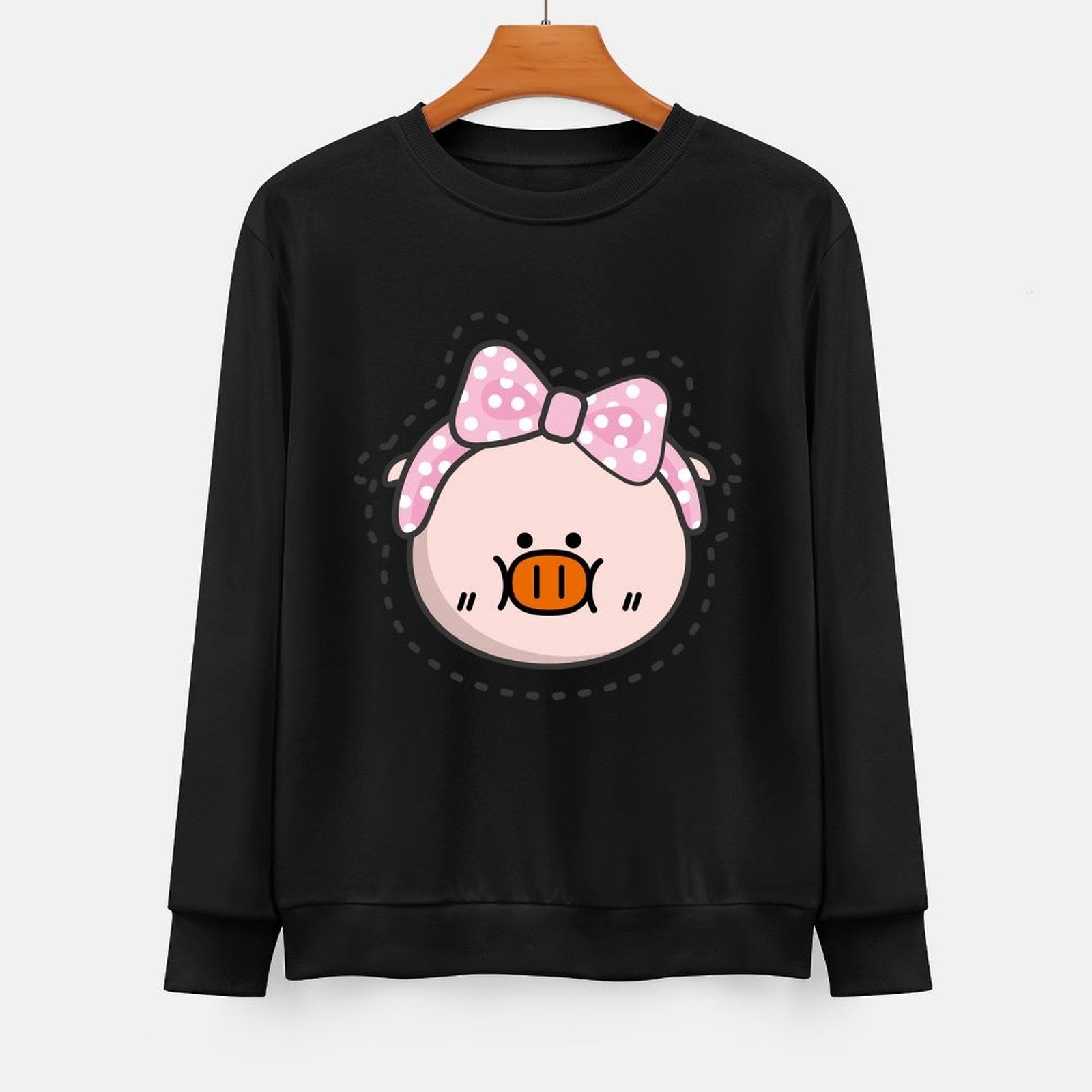 Front Patterned Long Sleeve TopActiveLine